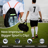Gen 2.0 Klitch Sport Footwear Clip - Green - 5 Pack